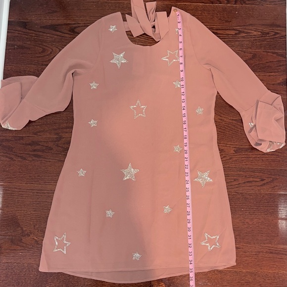 NWT Chaser Beaded Star Mini Dress - Picture 8 of 9